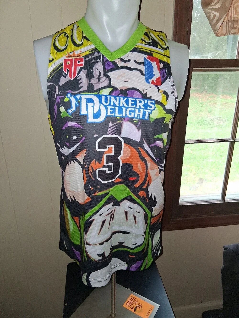 Kids Graphic Athletic Shorts with Multicolor Joker Design
